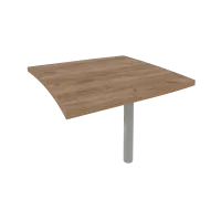 Брифинг приставка для криволинейного стола First КВ-2 (дуб Табак)